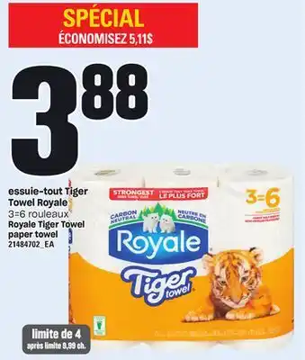 Provigo essuie-tout Tiger Towel Royale offer