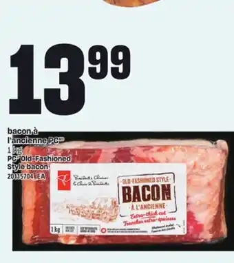 Provigo bacon à l'ancienne PC offer