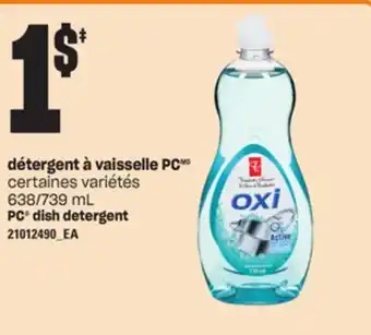 Provigo DÉTERGENT À VAISSELLE PC offer
