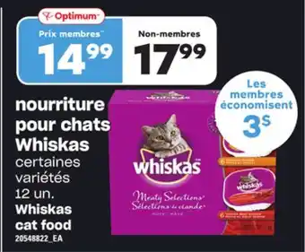 Provigo nourriture pour chats Whiskas offer