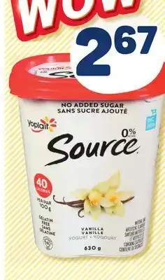 Marché Bonichoix YOPLAIT SOURCE YOGURT offer
