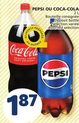 Marché Bonichoix PEPSI OR COCA-COLA offer