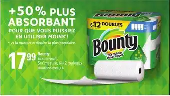 Provigo Sur mesure, 6=12 rouleaux Bounty offer