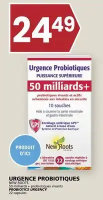 Rachelle-Bery Grocery NEW ROOTS 50 milliards + probiotiques vivants PROBIOTICS URGENCY offer