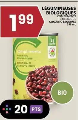 Rachelle-Bery Grocery COMPLIMENTS ORGANIC LEGUMES offer