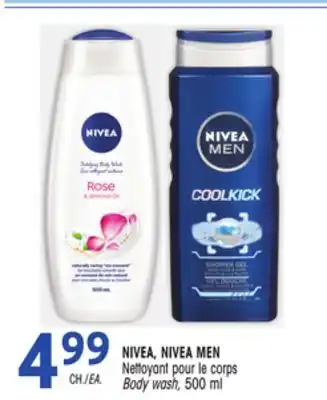 Uniprix NIVEA, NIVEA MEN Nettoyant pour le corps/Body wash offer