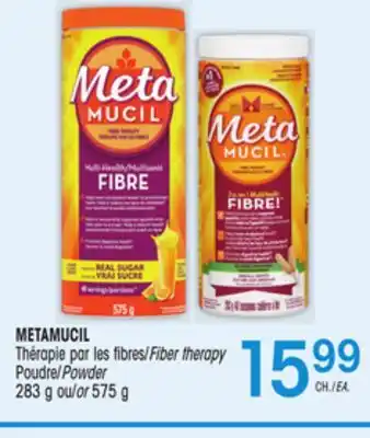 Uniprix METAMUCIL Thérapie par les fibres offer