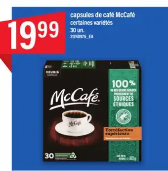 Maxi CAPSULES DE CAFÉ MCCAFÉ, 30 un offer