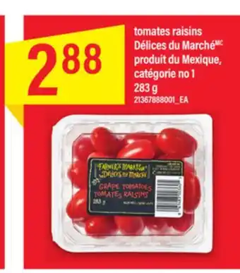 Maxi TOMATES RAISINS DÉLICES DU MARCHÉ, 283 g offer