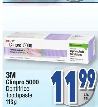 Jean Coutu 3M Clinpro 5000 Toothpaste offer