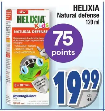 Jean Coutu HELIXIA Natural defense offer