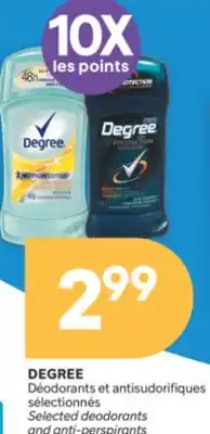 Brunet DEGREE Déodorants et antisudorifiques sélectionnés offer