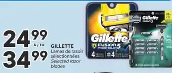 Brunet GILLETTE Lames de rasoir sélectionnées offer