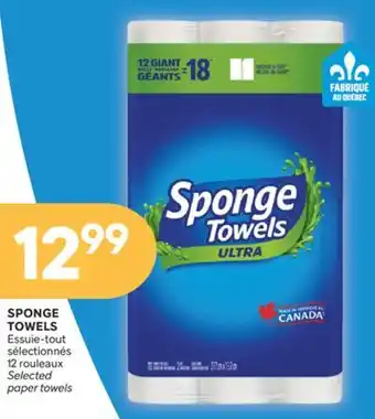 Brunet SPONGE TOWELS Essuie-tout sélectionnés offer
