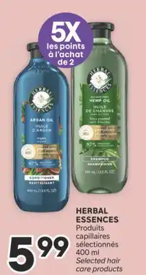 Brunet HERBAL ESSENCES Produits capillaires sélectionnés offer