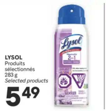 Brunet LYSOL Produits sélectionnés offer