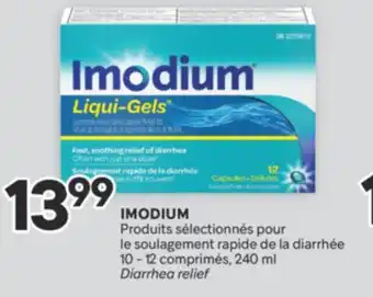 Brunet IMODIUM Produits sélectionnés pour le soulagement rapide de la diarrhée offer