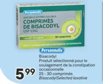 Brunet PERSONNELLE Bisacodyl Produit sélectionné pour le soulagement de la constipation occasionnelle offer