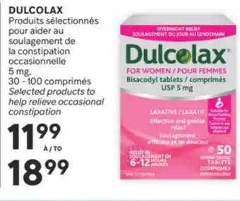 Brunet DULCOLAX Produits sélectionnés pour aider au soulagement de la constipation occasionnelle 5 mg offer