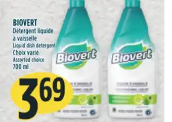 Marché Adonis BIOVERT Détergent liquide à vaisselle offer
