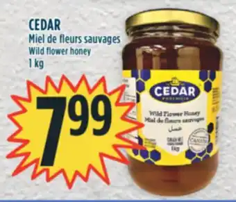Marché Adonis CEDAR Miel de fleurs sauvages offer