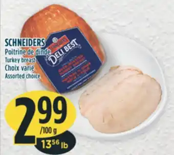 Marché Adonis SCHNEIDERS Poitrine de dinde | Turkey breast offer