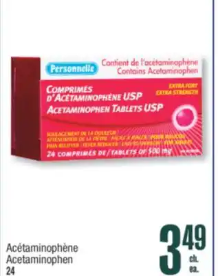 Jean Coutu PERSONNELLE Acetaminophen offer