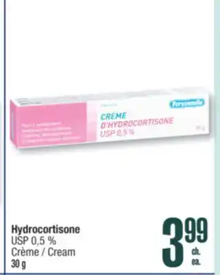 Jean Coutu PERSONNELLE Hydrocortisone USP 0,5% Cream offer