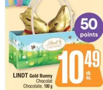 Jean Coutu LINDT Gold Bunny Chocolate offer