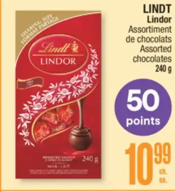 Jean Coutu LINDT Lindor Assorted chocolates offer