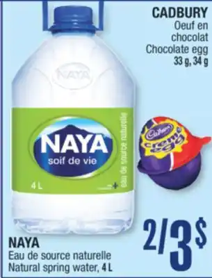 Jean Coutu NAYA Natural spring water offer