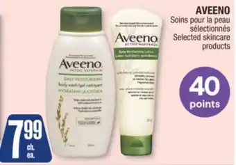 Jean Coutu AVEENO Selected skincare products offer