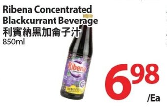 T&T Supermarket Ribena Concentrated Blackcurrant Beverage offer