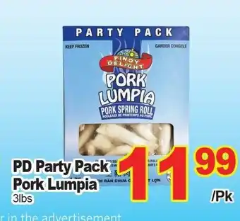 T&T Supermarket PD Party Pack Pork Lumpia offer