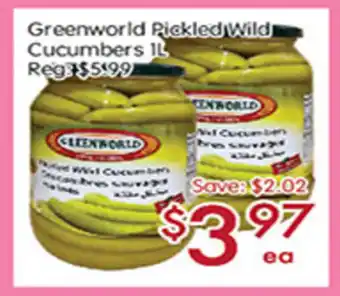 Sunny Food Mart Greenworld Pickled Wild Cucumbers offer