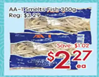 Sunny Food Mart AA-1 Smelts Fish offer