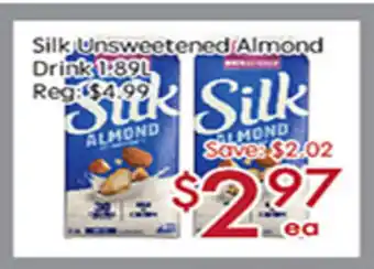 Sunny Food Mart Silk Unsweetened Almond Drink offer