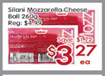 Sunny Food Mart Silani Mozzarella Cheese Ball offer