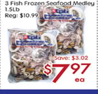 Sunny Food Mart 3 Fish Frozen Seafood Medley offer