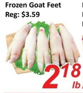 Fresh Win Foodmart Frozen Goat Feet offer