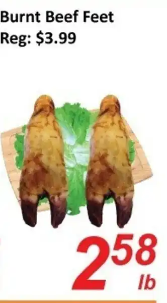 Fresh Win Foodmart Burnt Beef Feet offer