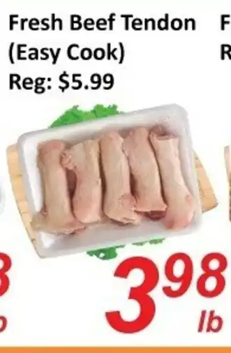 Fresh Win Foodmart Fresh beef tendon offer