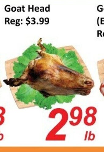 Fresh Win Foodmart Goat head offer