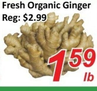 Fresh Win Foodmart Fresh organic ginger offer