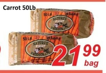 Fresh Win Foodmart Carrot 50Lb offer