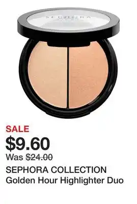 Sephora SEPHORA COLLECTION Golden Hour Highlighter Duo offer