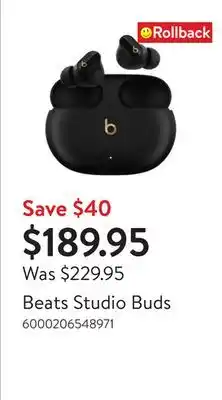 Walmart Beats Studio Buds offer
