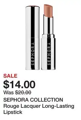 Sephora SEPHORA COLLECTION Rouge Lacquer Long-Lasting Lipstick offer
