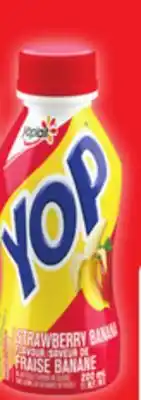 Walmart Yop Drinkable Yogurt offer