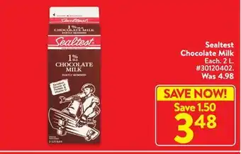 Walmart Sealtest Chocolate Milk offer